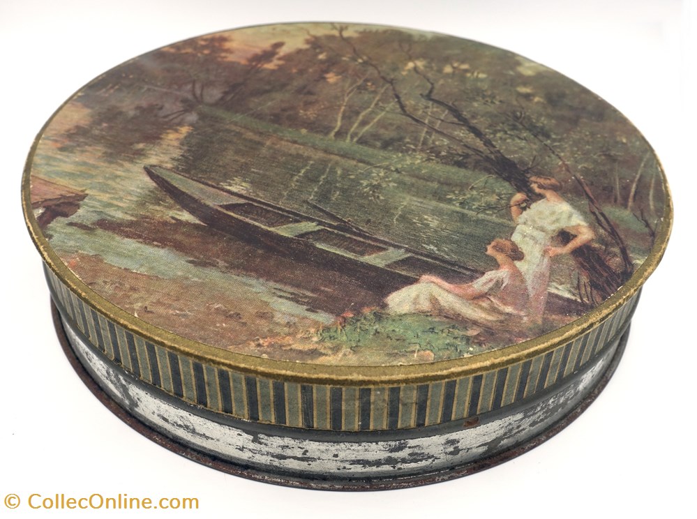 Sucres d'Orge de Vichy objets publicitaires boites lithographiees sucres orge de vichy