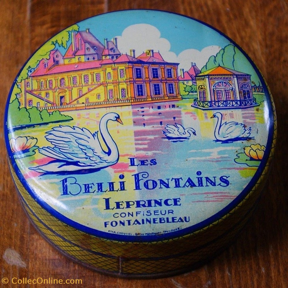Belli Fontains objets publicitaires boites lithographiees belli fontains