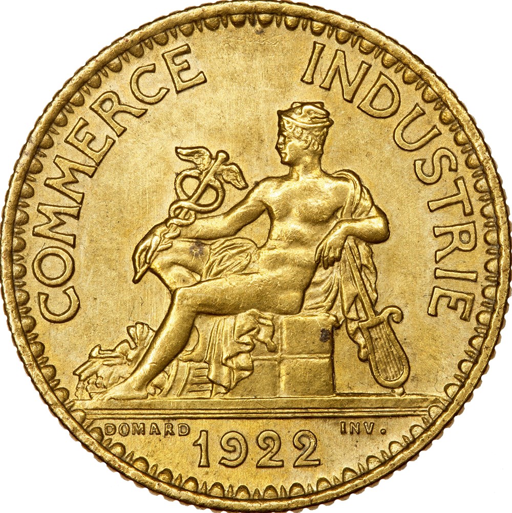 monnaies monde france 1 franc chambres de commerce iiie republique 1922