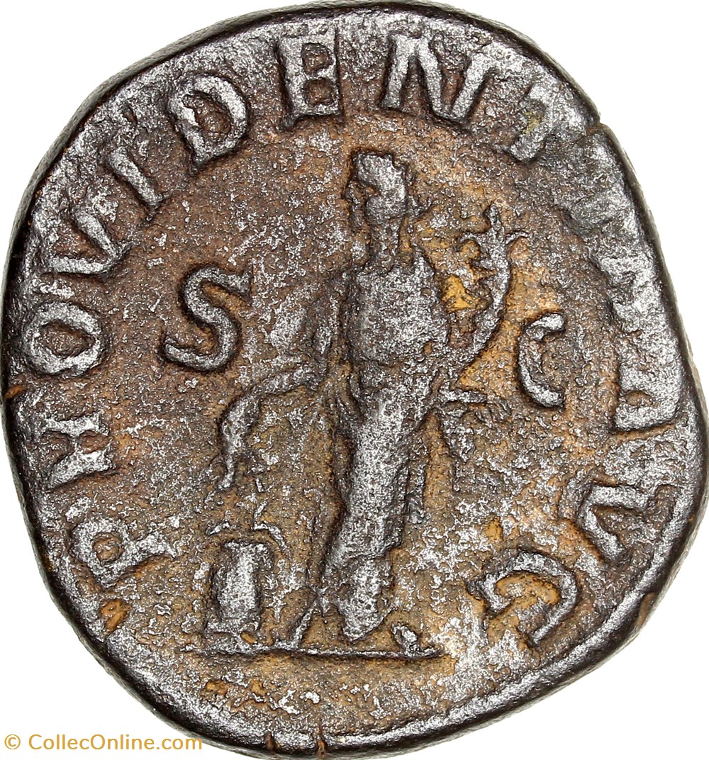 monnaies antiques romaines imperiales et republicaines sesterce alexandre severe providentia 232 rome