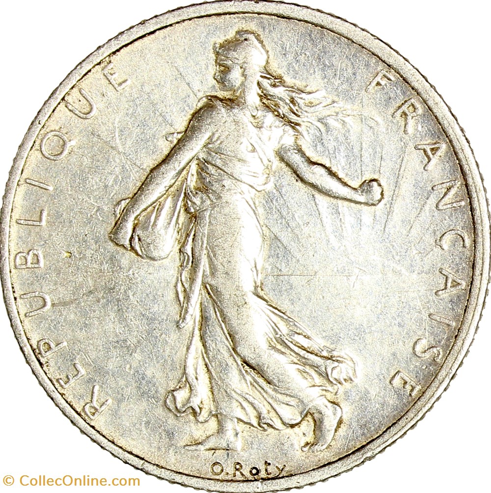 2 francs Semeuse, IIIe République, 1917 monnaies monde france 2 francs semeuse iiie republique 1917