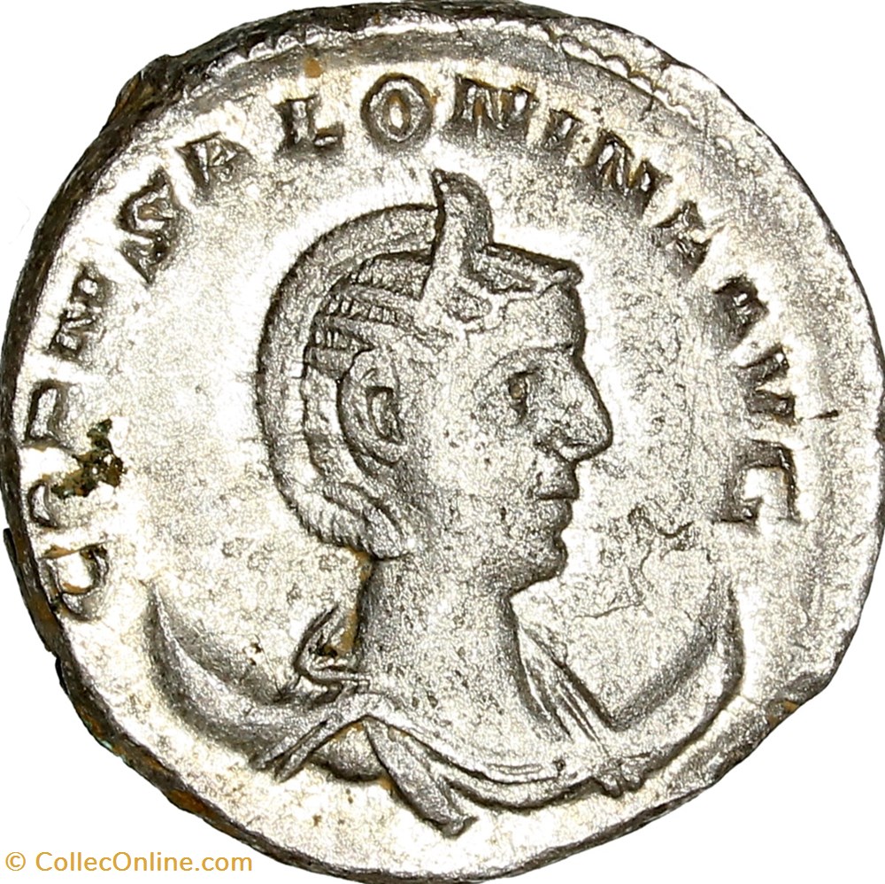 monnaies antiques romaines imperiales et republicaines antoninien de salonine debut 254 milieu 258 viminacium