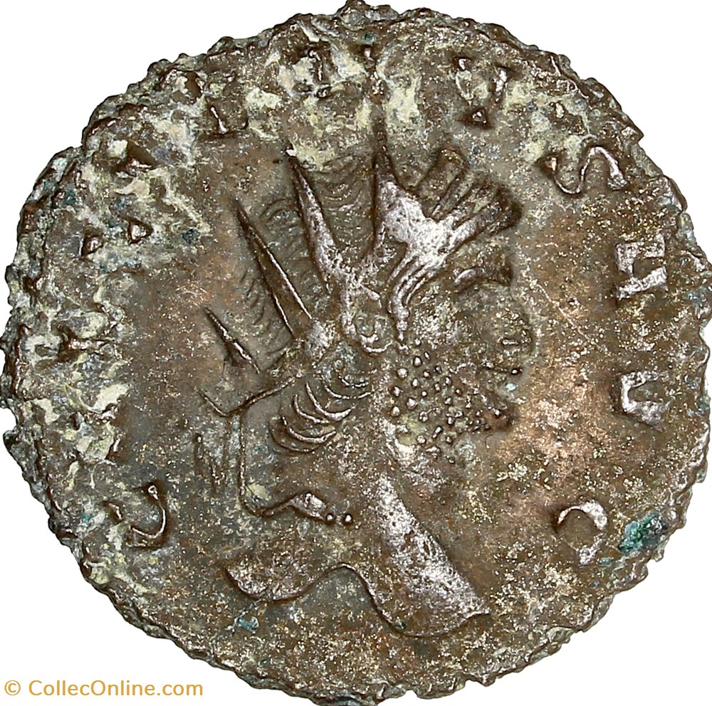 Antoninien de Gallien, Abundantia, 265-266, Rome monnaies antiques romaines imperiales et republicaines antoninien de gallien abundantia 265 266 rome