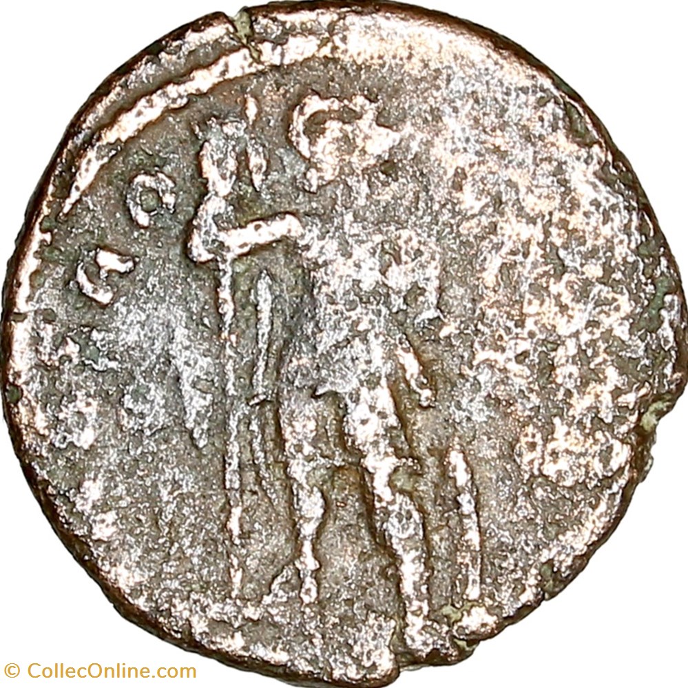 Nummus, fin IVe - début Ve siècle, Urbs Roma Felix, 394-395 / 404-408, Rome monnaies antiques romaines imperiales et republicaines nummus fin ive debut ve siecle urbs roma felix 394 395 404 408 rome