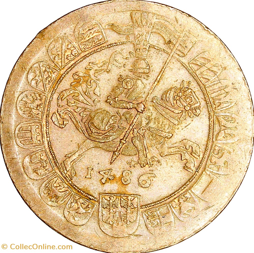 Jeton, réplique du thaler du Tyrol, Autriche, 1986 monnaies paranumismatique jetons poids jeton replique du thaler du tyrol autriche 1986