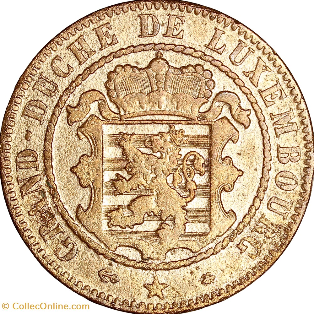 10 centimes, Luxembourg, 1865, Paris monnaies monde 10 centimes luxembourg 1865 paris