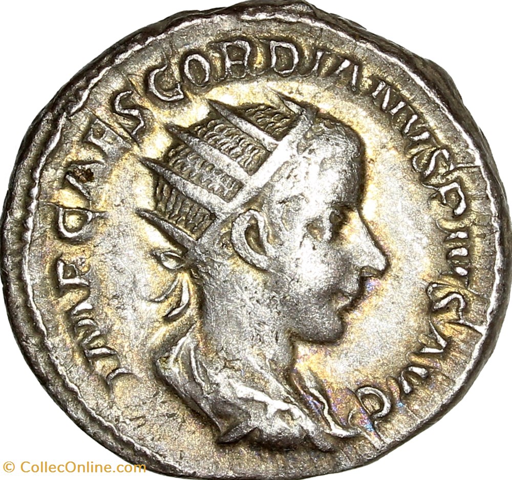 Antoninien de Gordien III, Concordia, mars - mai 240, Rome monnaies antiques romaines imperiales et republicaines antoninien de gordien iii concordia mars mai 240 rome