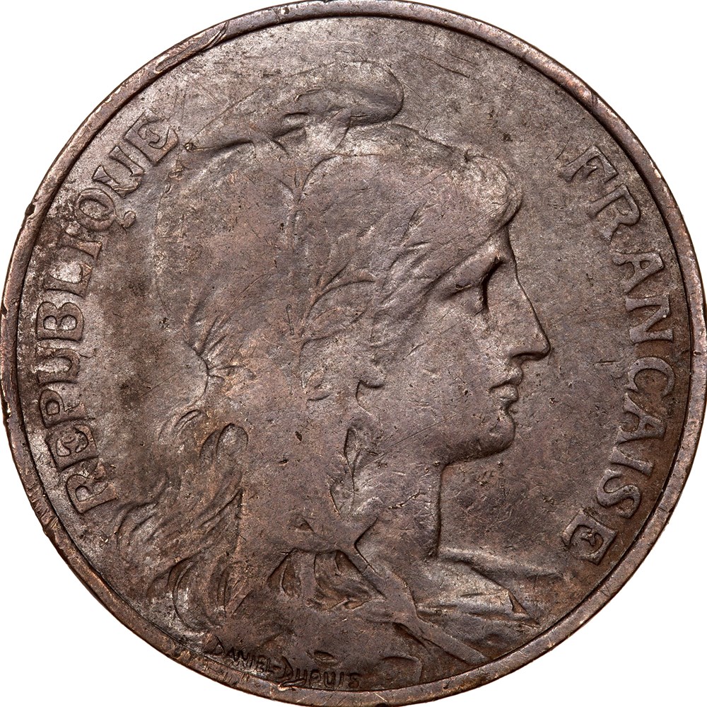 5 centimes Daniel-Dupuis, IIIe République, 1912 monnaies monde france 5 centimes daniel dupuis iiie republique 1912