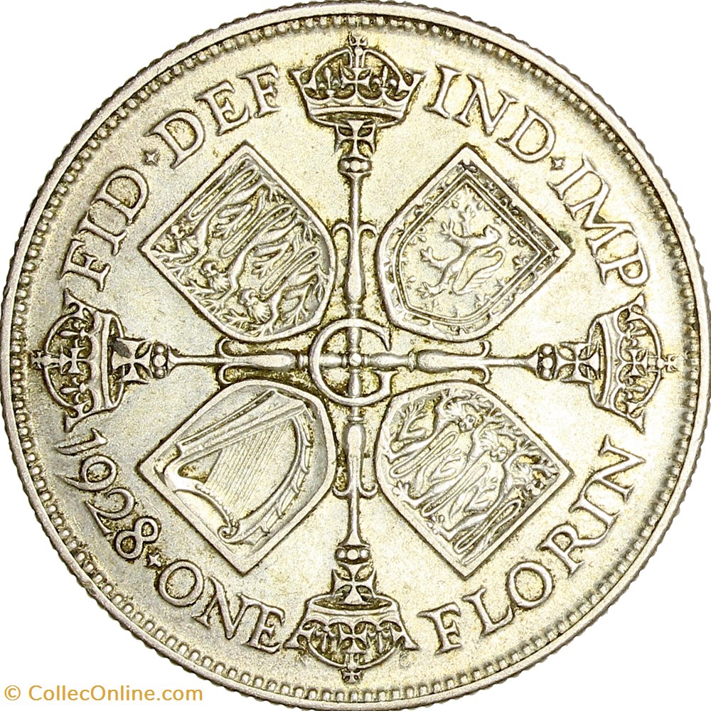 1 florin, Georges V du Royaume-Uni, 1928 monnaies monde 1 florin georges v du royaume uni 1928