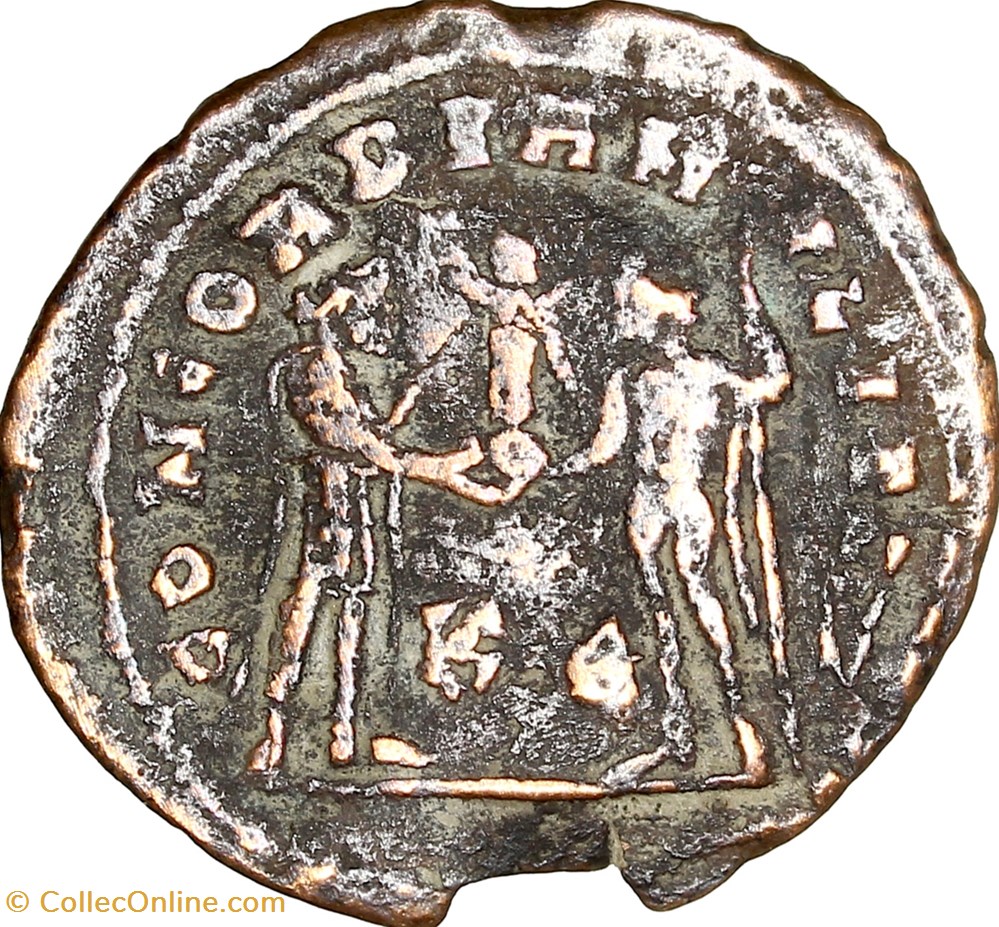 Néo-aurelianus de Maximien Hercule, Jupiter et Maximien Hercule, 295-299, Cyzique monnaies antiques romaines imperiales republicaines neo aurelianus de maximien hercule jupiter et maximien hercule 295 299 cyzique