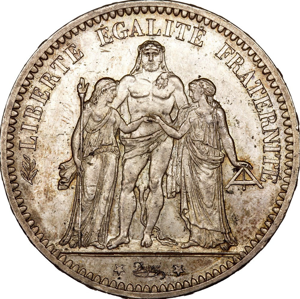 5 francs Hercule, IIIe République, 1873, Paris monnaies monde france 5 francs hercule iiie republique 1873 paris