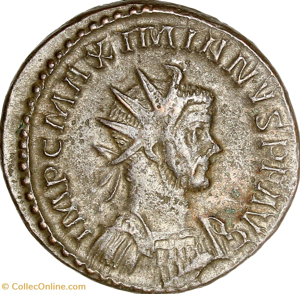 Aurelianus de Maximien Hercule, Hercule, automne 287 - automne 289, Lyon monnaies antiques romaines imperiales et republicaines aurelianus de maximien hercule hercule automne 287 automne 289 lyon