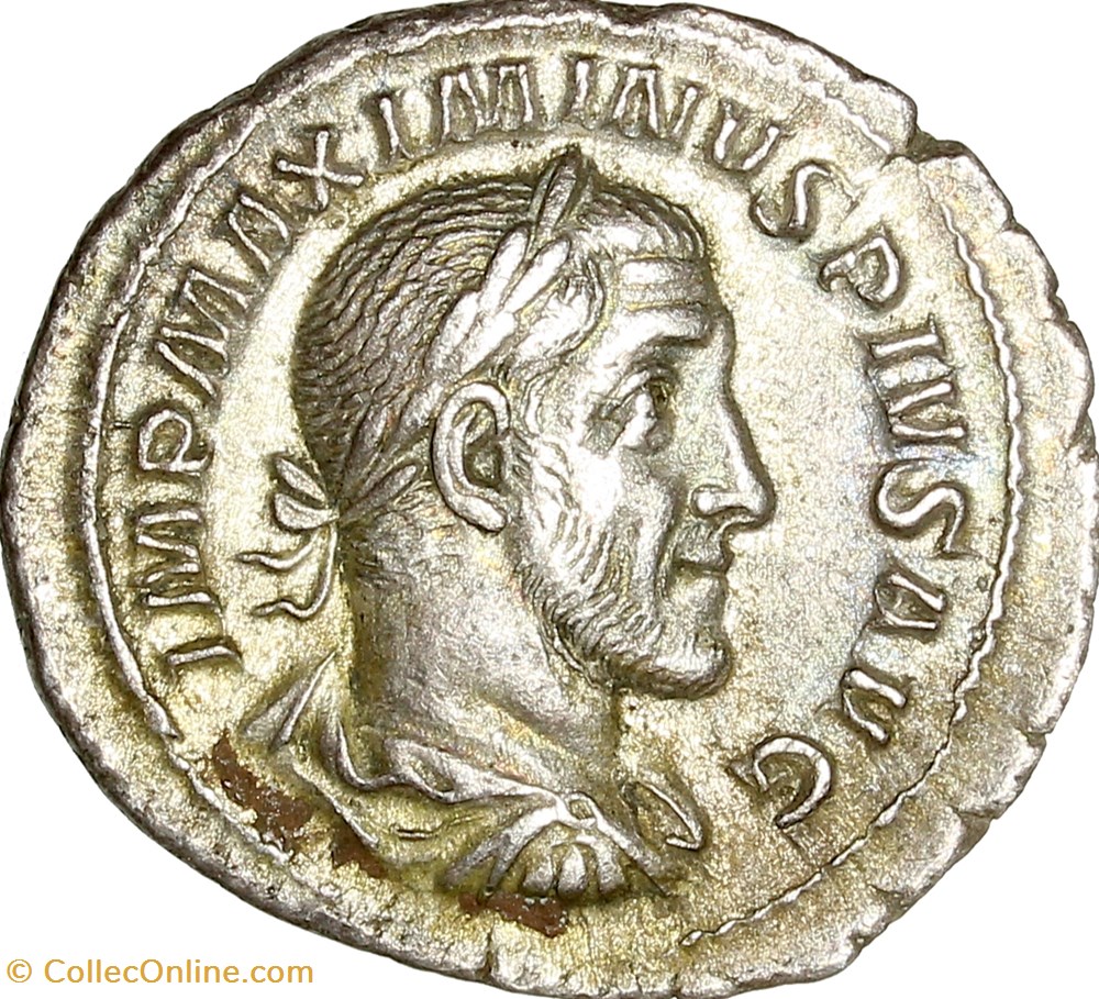 Denier de Maximin Ier le Thrace, Pax, avril 235 - début 236, Rome monnaies antiques romaines imperiales et republicaines denier de maximin ier le thrace pax avril 235 debut 236 rome