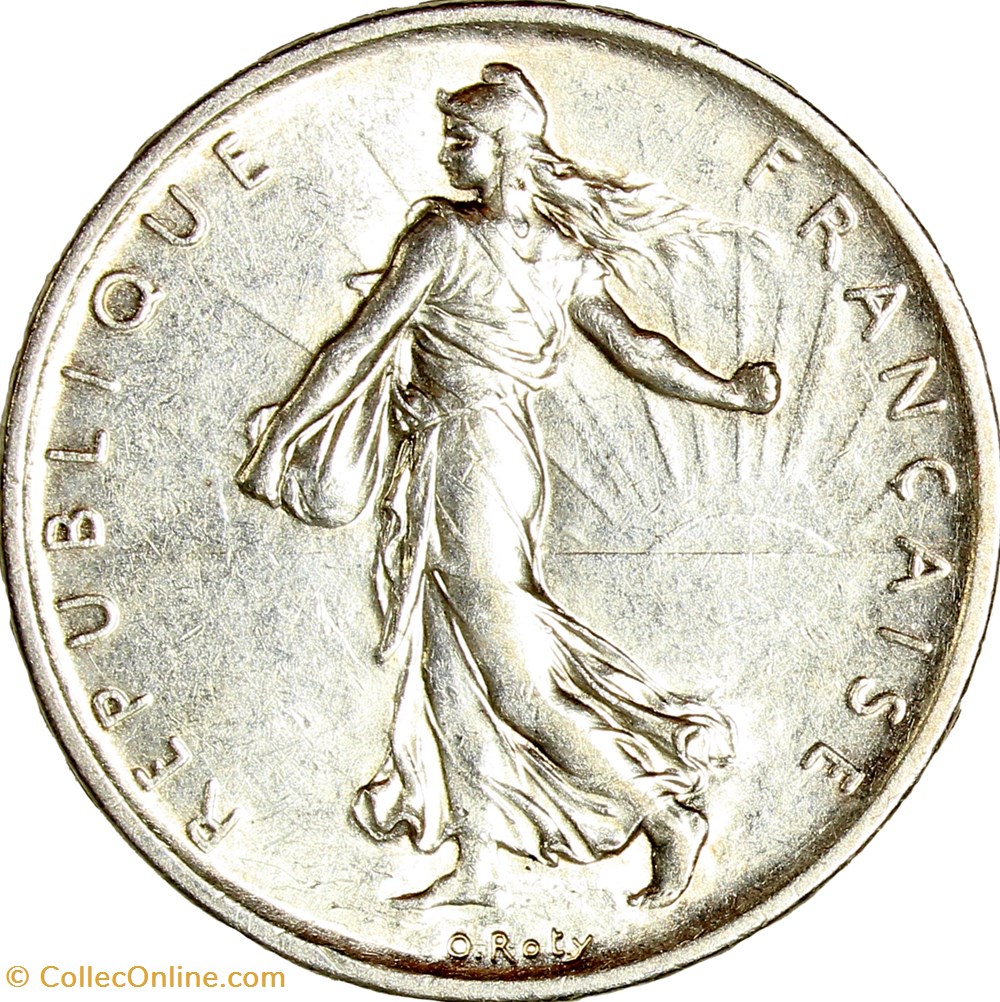 5 francs Semeuse, Ve République, 1960 monnaies monde france 5 francs semeuse ve republique 1960