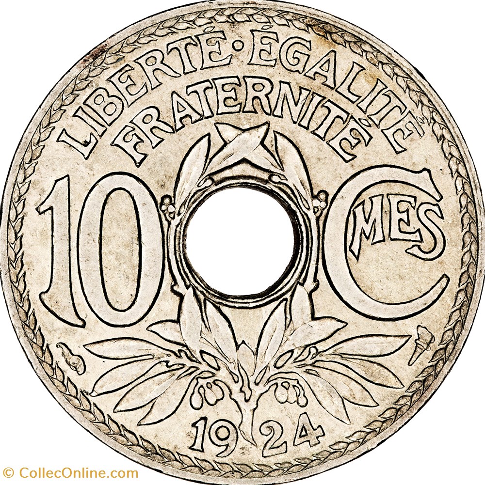 10 centimes Lindauer, IIIe République, 1924 monnaies monde france 10 centimes lindauer iiie republique 1924