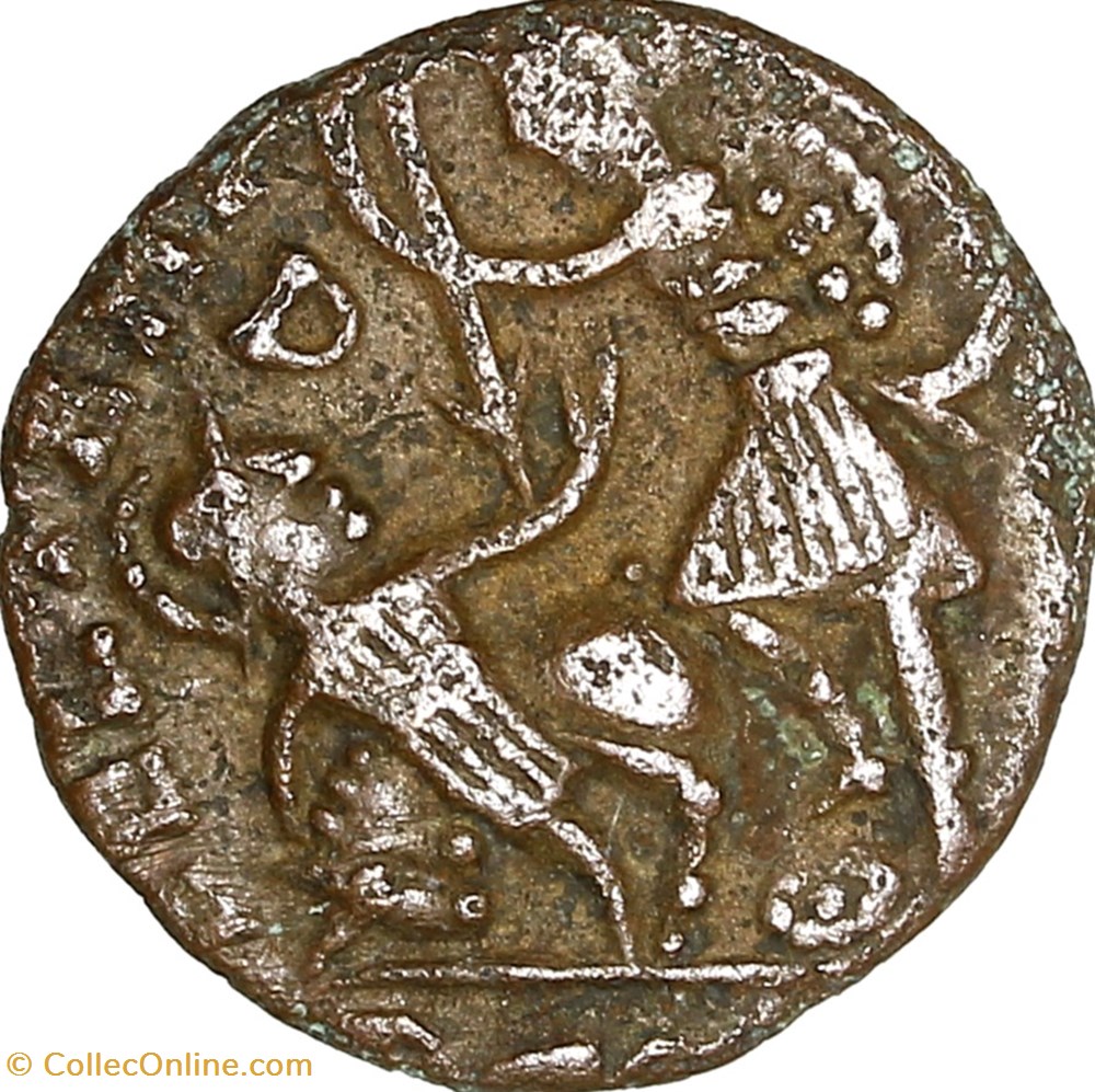 monnaies antiques romaines imperiales et republicaines maiorina reduite imitation de constance ii fel temp reparatio 350 360 atelier irregulier