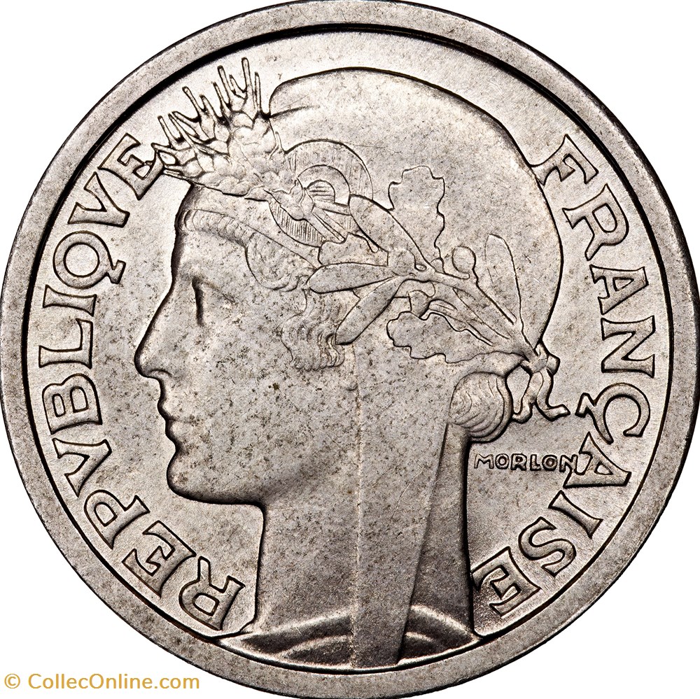 2 francs Morlon, GPRF, 1945 monnaies monde france 2 francs morlon gprf 1945