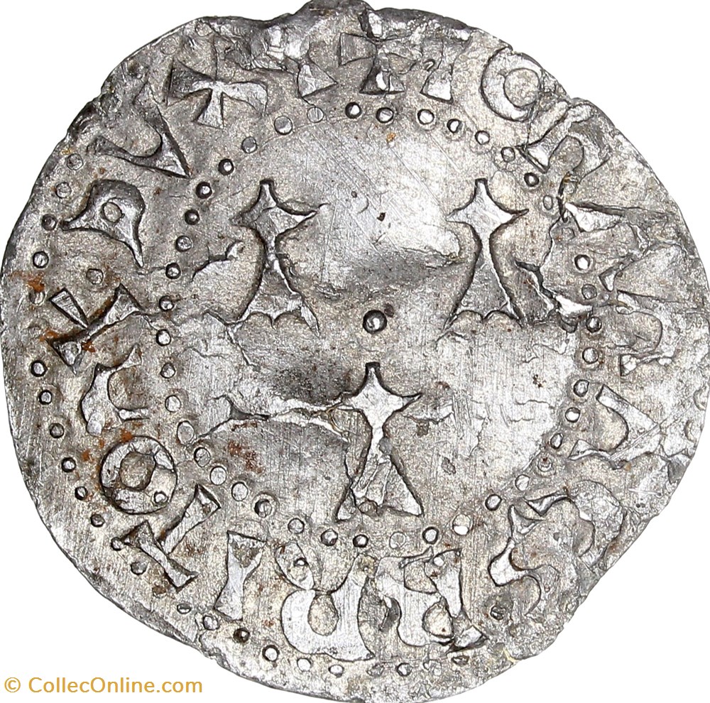 Réplique de gros de Bretagne au nom d'un Jean, duc de Bretagne monnaies paranumismatique jetons poids replique de gros de bretagne au nom un jean duc de bretagne