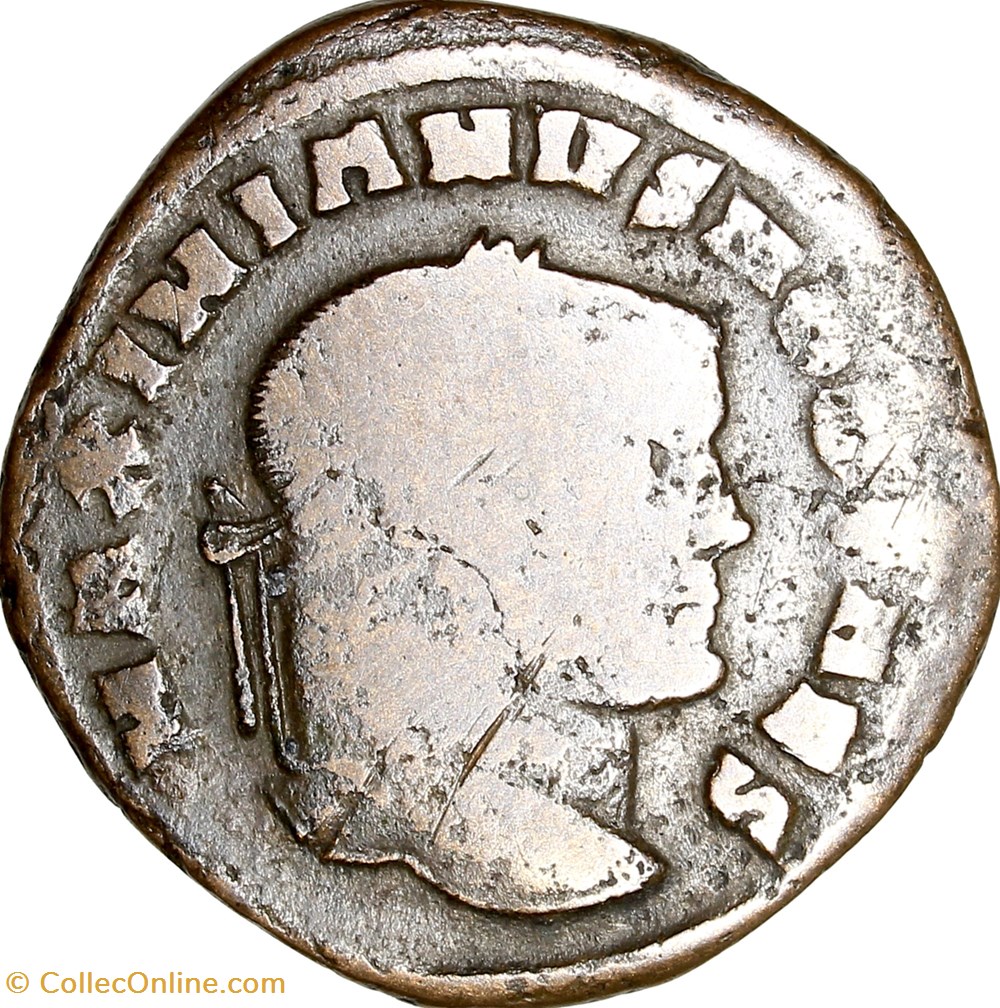 Follis de Galère césar, Carthage, 298-299, Carthage monnaies antiques romaines imperiales et republicaines follis de galere cesar carthage 298 299 carthage