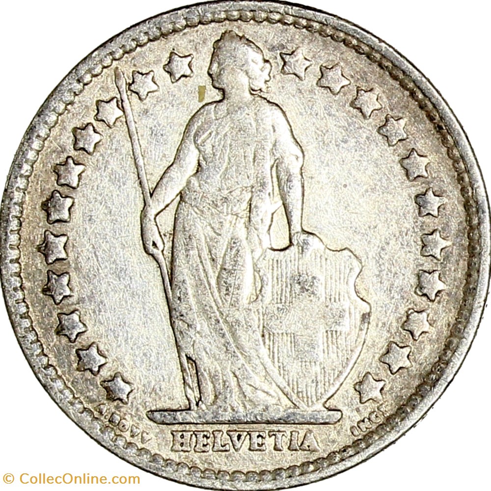 1/2 franc Helvetia Suisse, 1914, Berne monnaies monde 1 2 franc helvetia suisse 1914 berne