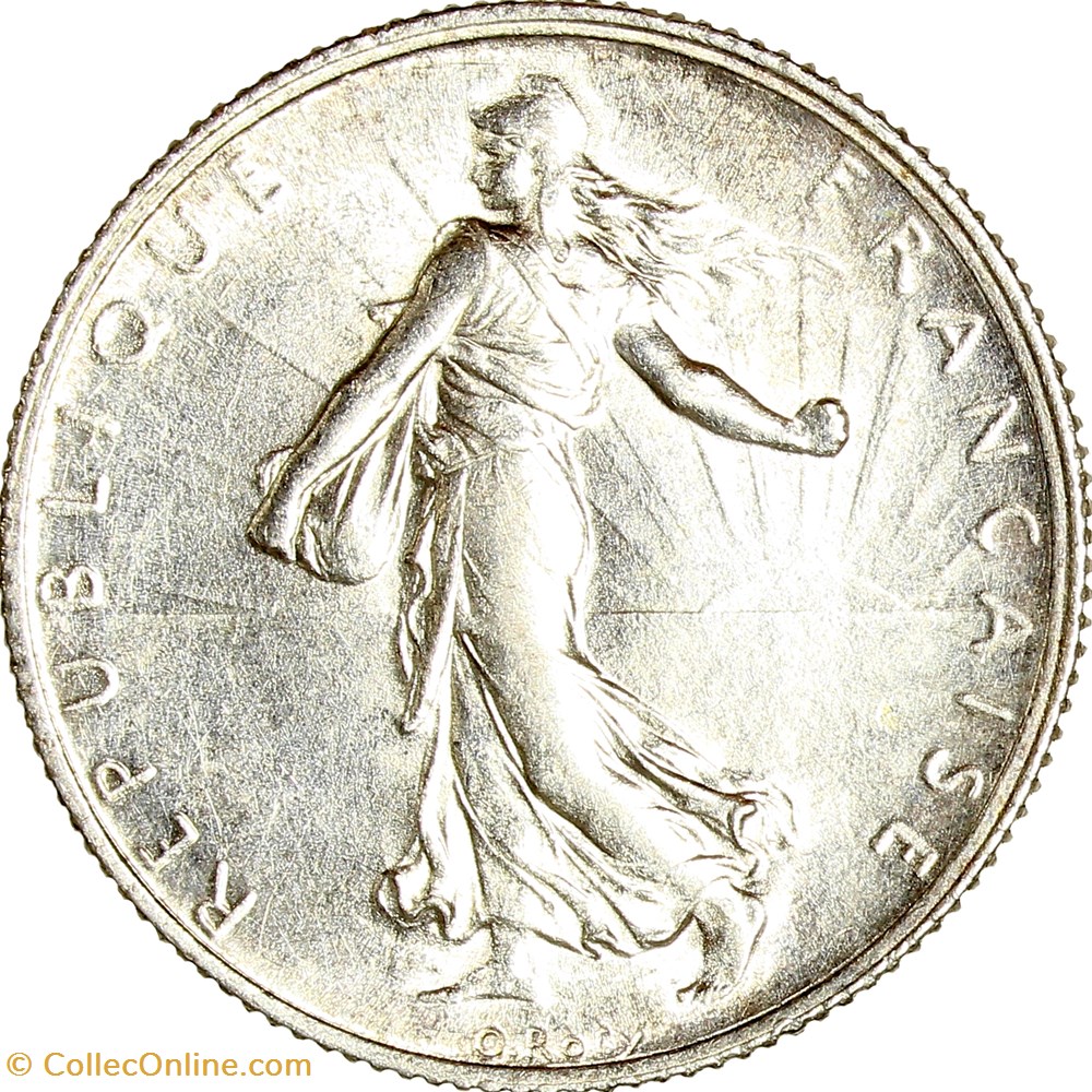 2 francs Semeuse, IIIe République, 1916 monnaies monde france 2 francs semeuse iiie republique 1916