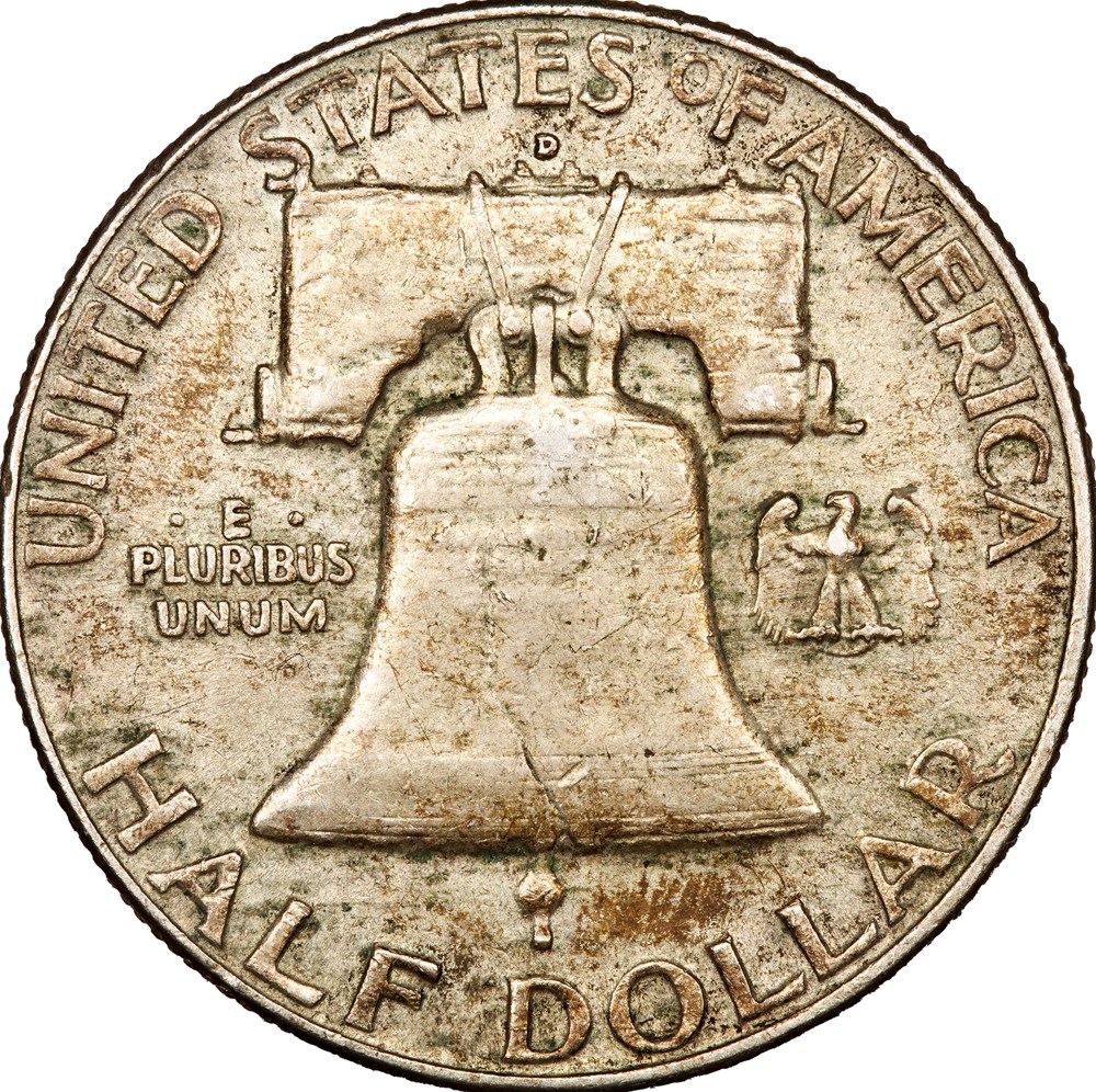1/2 dollar Franklin, Etats-Unis, 1957, Denver monnaies monde 1 2 dollar franklin etats unis 1957 denver