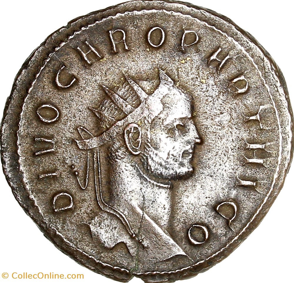 Aurelianus de Carus divinisé, Autel, 2e quinzaine d'août 284, Rome monnaies antiques romaines imperiales et republicaines aurelianus de carus divinise autel 2e quinzaine aout 284 rome