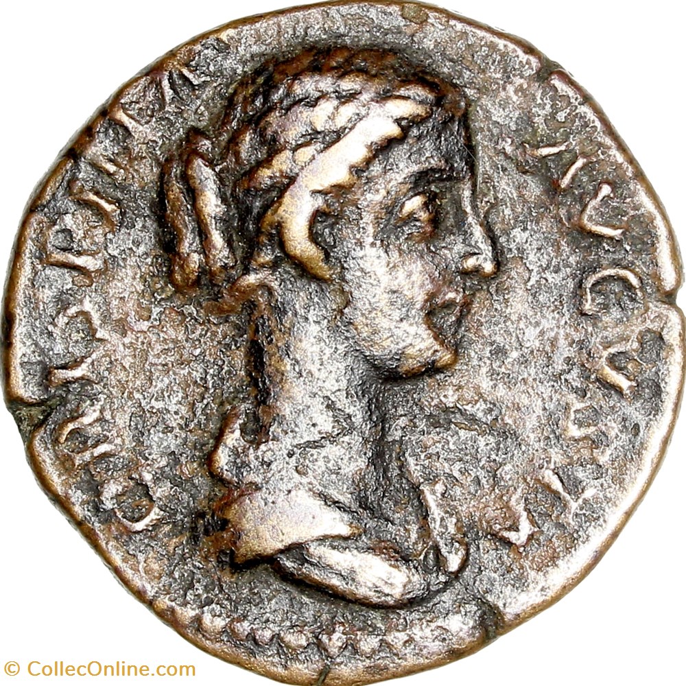 As de Crispine, Junon, 180-182, Rome monnaies antiques romaines imperiales et republicaines as de crispine junon 180 182 rome