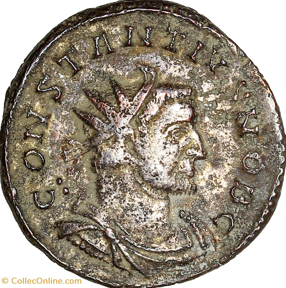 Aurelianus de Constance Ier Chlore césar, Securitas, 294, Lyon monnaies antiques romaines imperiales et republicaines aurelianus de constance ier chlore cesar securitas 294 lyon