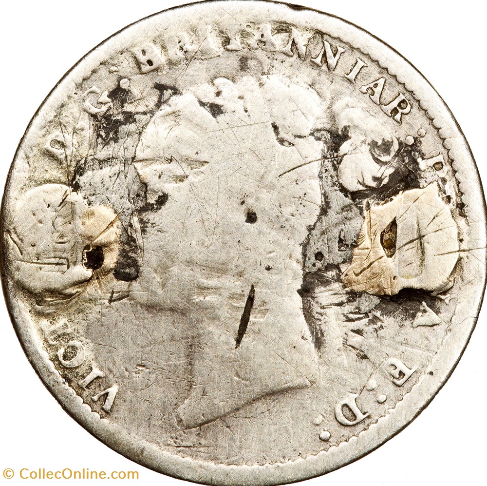 3 pence Bun Head, Victoria, 1886 monnaies monde royaume uni 3 pence bun head victoria 1886