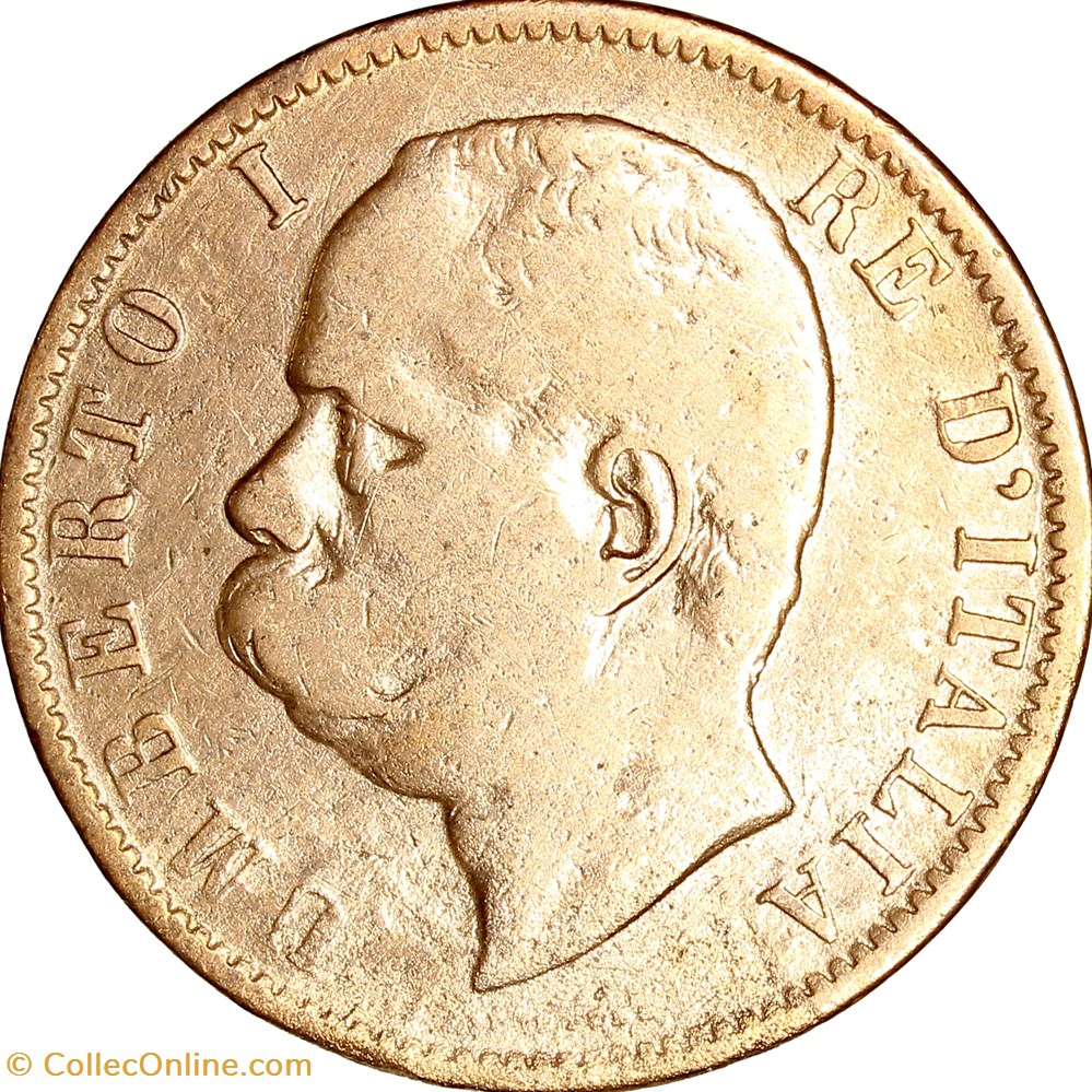 10 centesimi, Humbert Ier d'Italie, 1894, Birmingham monnaies monde 10 centesimi humbert ier italie 1894 birmingham