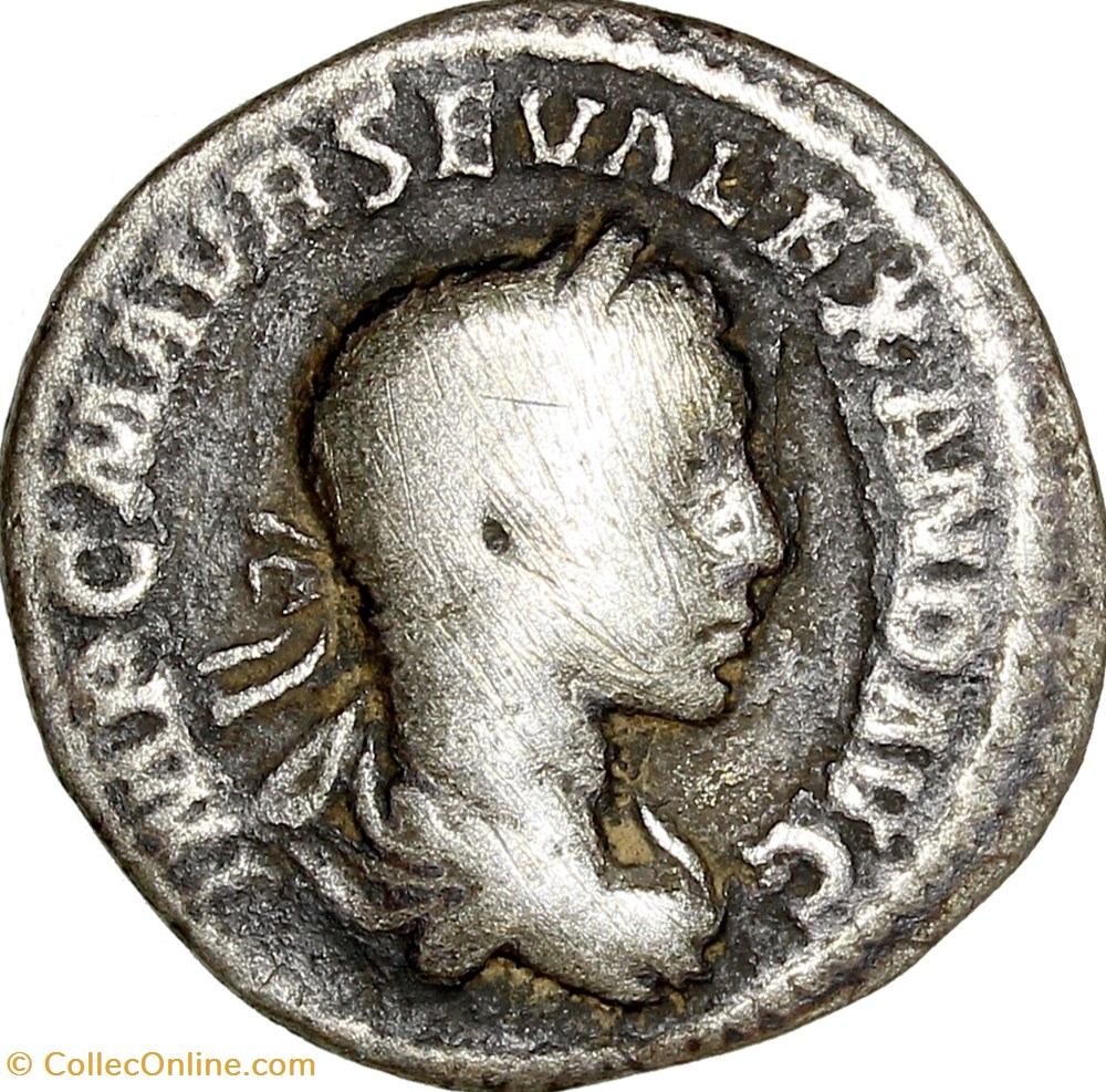 monnaies antiques romaines imperiales et republicaines denier de severe alexandre salus 222 rome