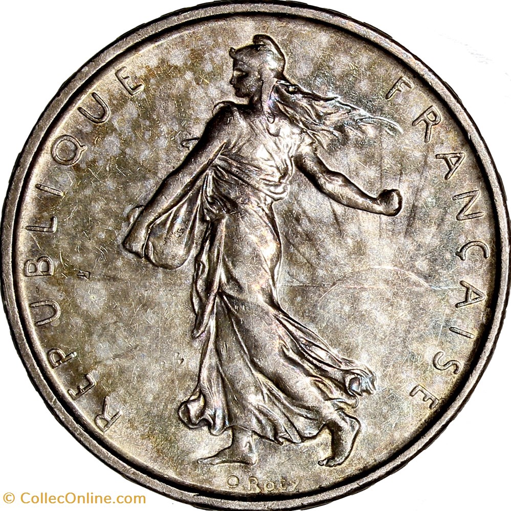 5 francs Semeuse, Ve République, 1962 monnaies monde france 5 francs semeuse ve republique 1962