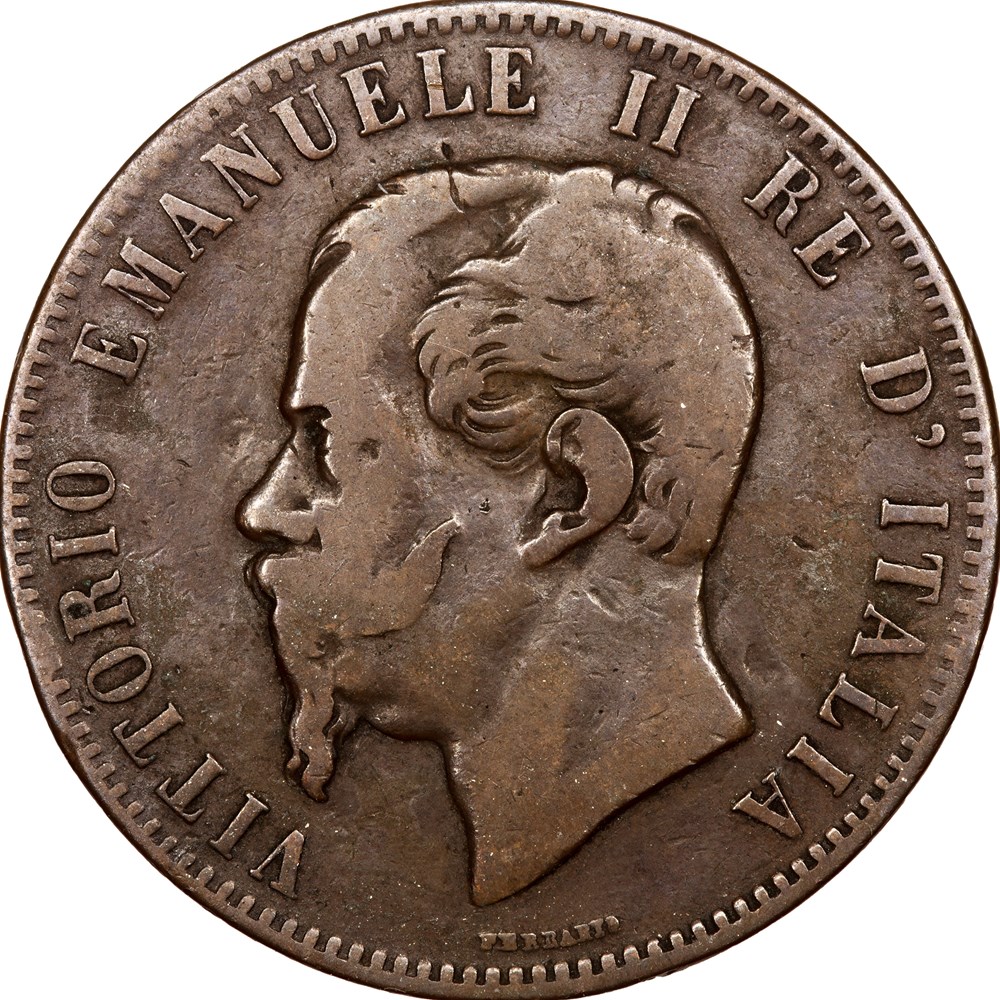 10 centesimi, Victor Emmanuel II, 1867, Strasbourg monnaies monde italie 10 centesimi victor emmanuel ii 1867 strasbourg