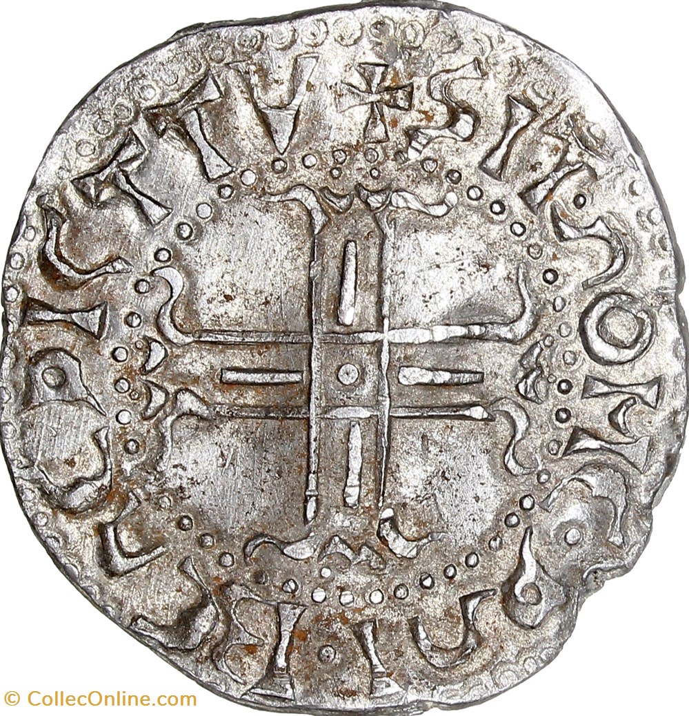 Réplique de gros de Bretagne au nom d'un Jean, duc de Bretagne monnaies paranumismatique jetons poids replique de gros de bretagne au nom un jean duc de bretagne
