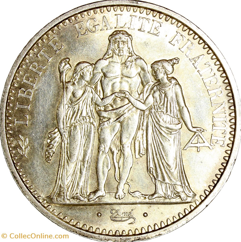 10 francs Hercule, Ve République, 1965 monnaies monde france 10 francs hercule ve republique 1965