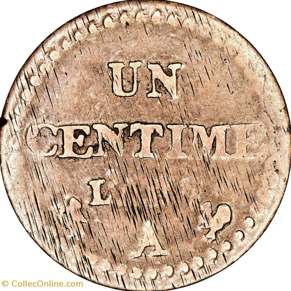 Un centime Dupré, le Directoire, an 7, 7 grand, 53 / 50 perles, Paris monnaies monde france un centime dupre le directoire an 7 7 grand 53 50 perles paris