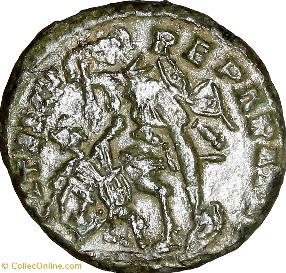 Maiorina réduite de Constance II, Fel Temp Reparatio, 355-361, atelier indéterminé monnaies antiques romaines imperiales republicaines maiorina reduite de constance ii fel temp reparatio 355 361 atelier indetermine