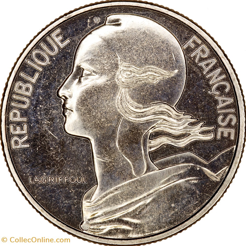 5 francs Marianne de Lagriffoul, BU, 2000 monnaies monde france 5 francs marianne de lagriffoul bu 2000