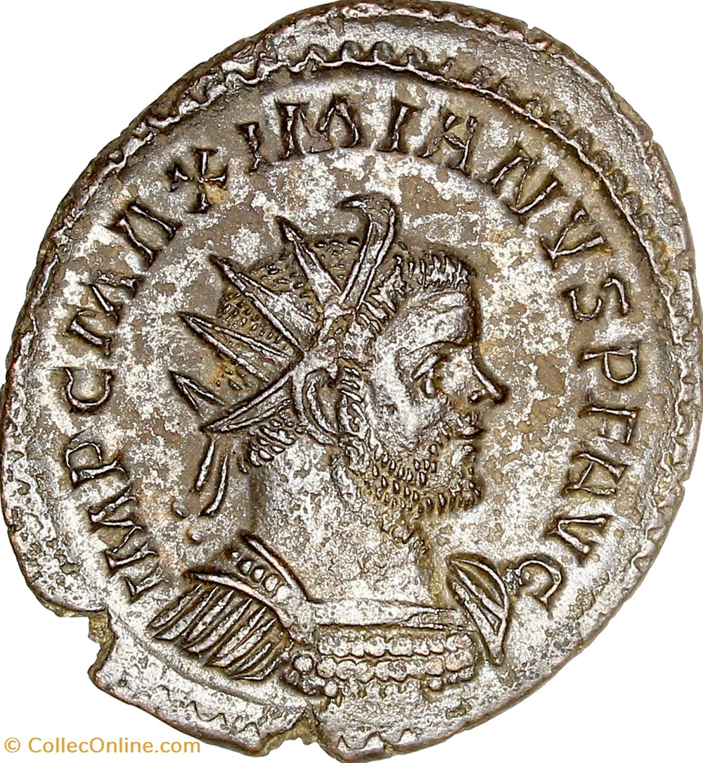 Aurelianus de Maximien Hercule, Pax, automne 289 - début 290, Lyon monnaies antiques romaines imperiales et republicaines aurelianus de maximien hercule pax automne 289 debut 290 lyon