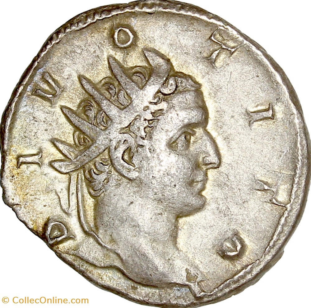 Antoninien de Titus, restitution de Trajan Dèce, 251, Rome monnaies antiques romaines imperiales et republicaines antoninien de titus restitution de trajan dece 251 rome