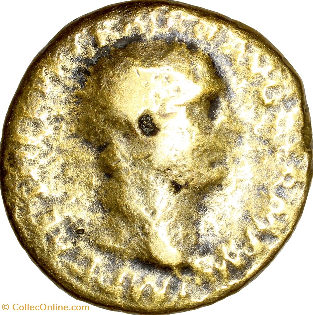 Dupondius de Trajan, Abundantia / Iustitia, 100, Rome monnaies antiques romaines imperiales et republicaines dupondius de trajan abundantia iustitia 100 rome
