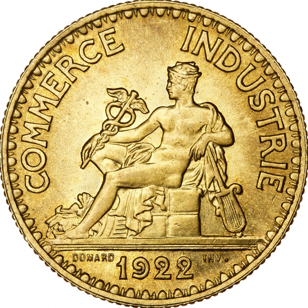2 francs Chambres de Commerce, IIIe République, 1922 monnaies monde france 2 francs chambres de commerce iiie republique 1922