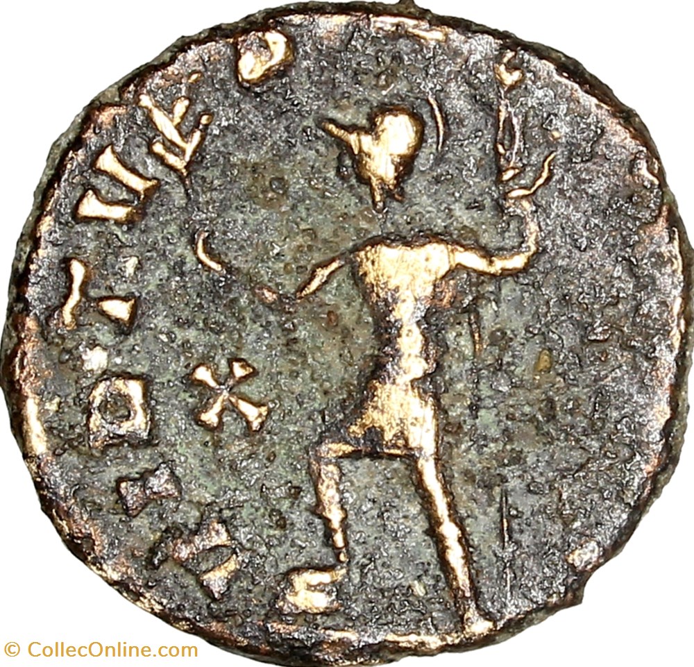 Antoninien de Gallien, Virtus, 265-266, Rome monnaies antiques romaines imperiales et republicaines antoninien de gallien virtus 265 266 rome