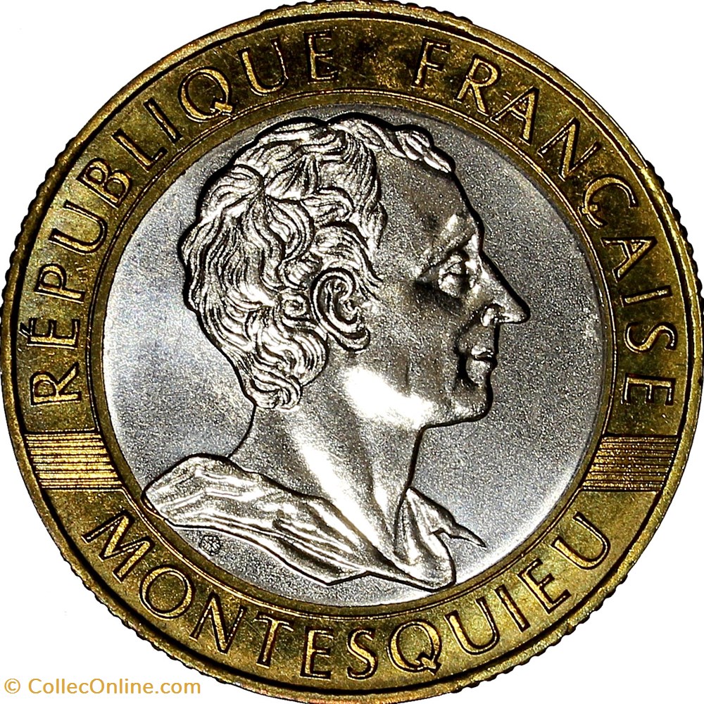 10 francs Montesquieu, BU, 1989 monnaies monde france 10 francs montesquieu bu 1989