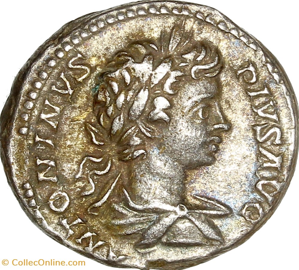 monnaies antiques romaines imperiales et republicaines denier de caracalla co empereur trophee 201 rome
