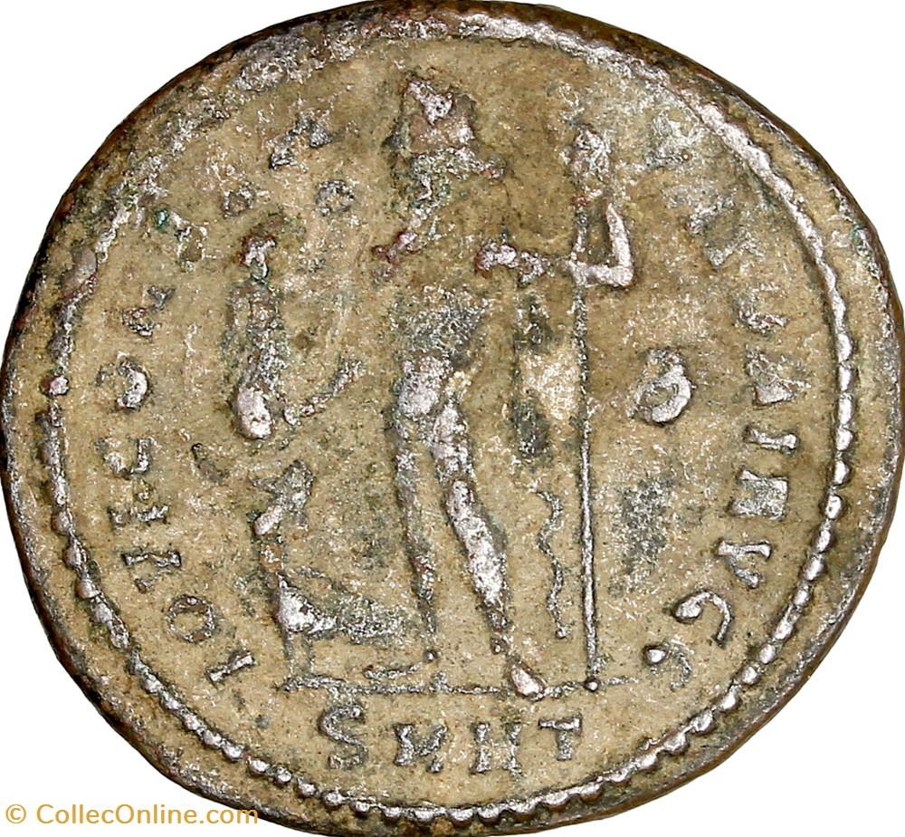 Follis de Constantin Ier, Jupiter, début 313, Héraclée monnaies antiques romaines imperiales et republicaines follis de constantin ier jupiter debut 313 heraclee