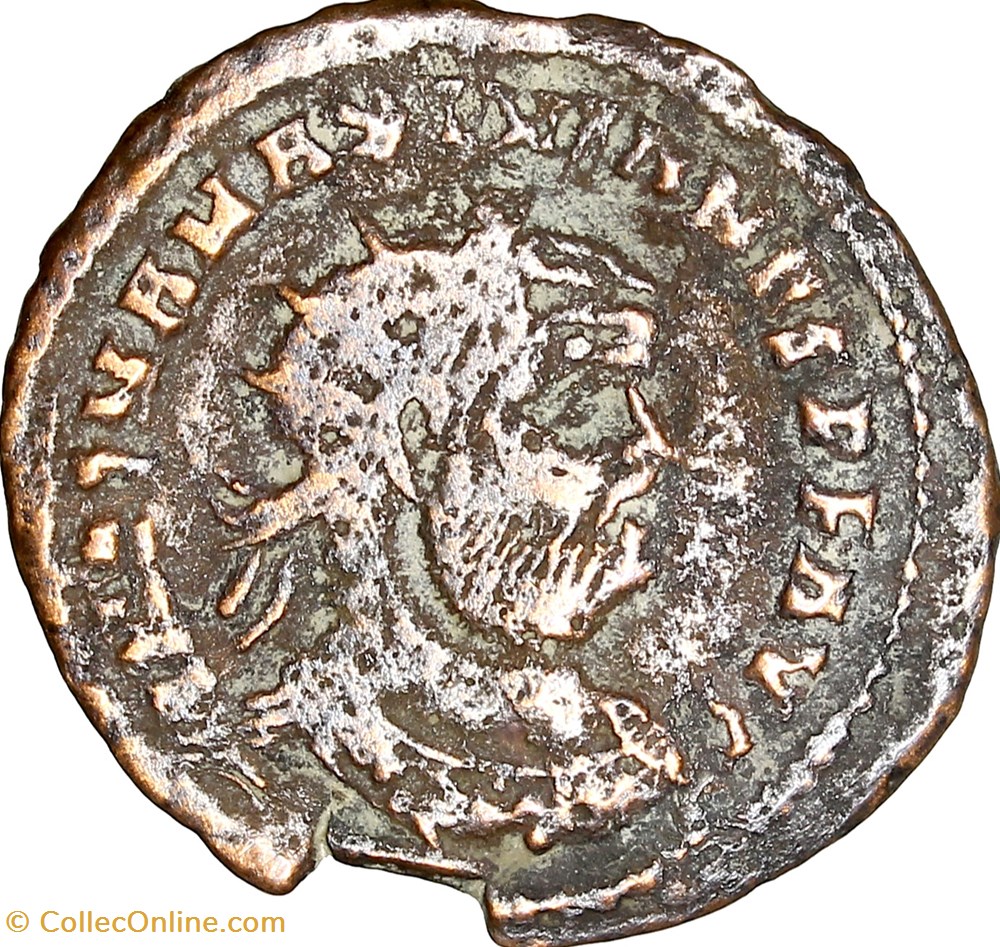 Néo-aurelianus de Maximien Hercule, Jupiter et Maximien Hercule, 295-299, Cyzique monnaies antiques romaines imperiales republicaines neo aurelianus de maximien hercule jupiter et maximien hercule 295 299 cyzique