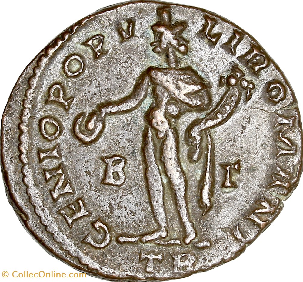 monnaies antiques romaines imperiales et republicaines follis de maximien hercule genius 296 297 treves