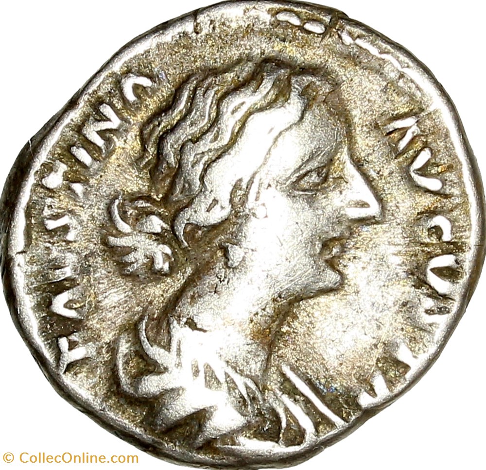 Denier de Faustine Jeune, Cérès, 161-175, Rome monnaies antiques romaines imperiales et republicaines denier de faustine jeune ceres 161 175 rome